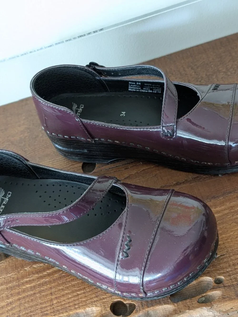 Dansko Marcelle clog - burgundy - size 34